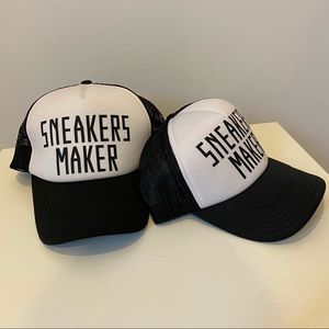 Golden Goose “Sneakers Maker” trucker hat.